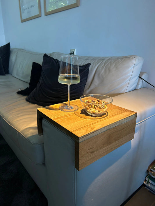 Sofa Arm Holz Tisch Handgemacht Mirevo