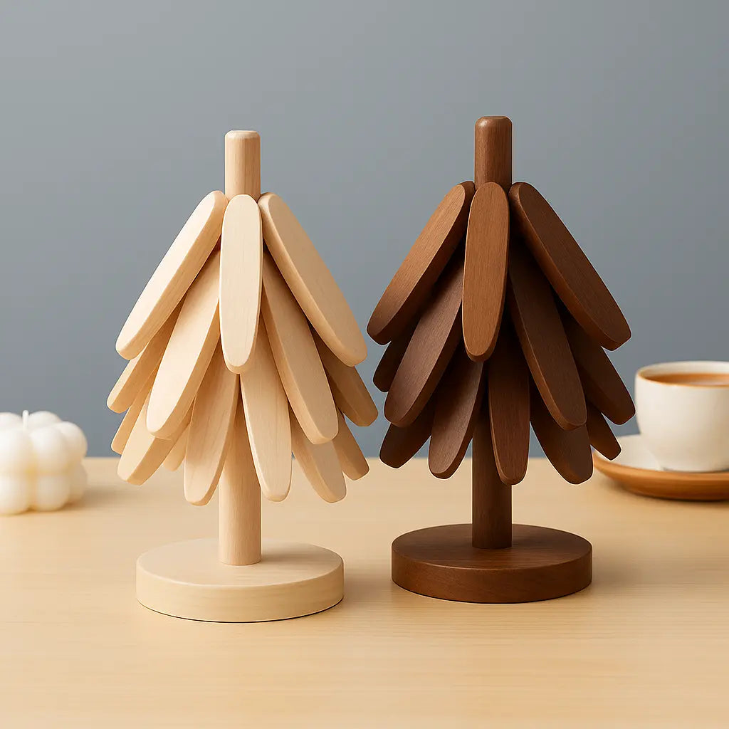Baum Untersetzer Holz Design für kreative Wohnkultur Mirevo