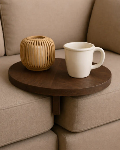 Handgefertigte Sofa-Ablage aus Massivholz Mein Shop