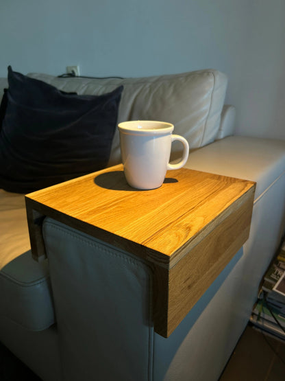 Sofa Arm Holz Tisch Handgemacht Mirevo