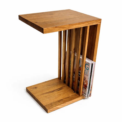 Beistelltisch Handgemacht C-Form mit Buchhalter Mein Shop