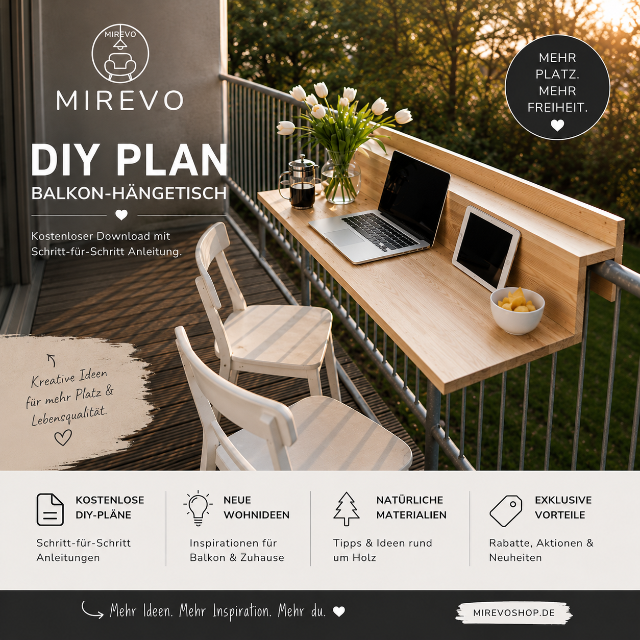 DIY BAlkontisch Mirevo