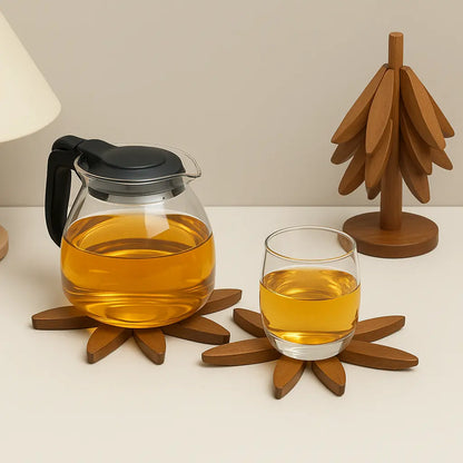 Baum Untersetzer Holz Design für kreative Wohnkultur Mirevo