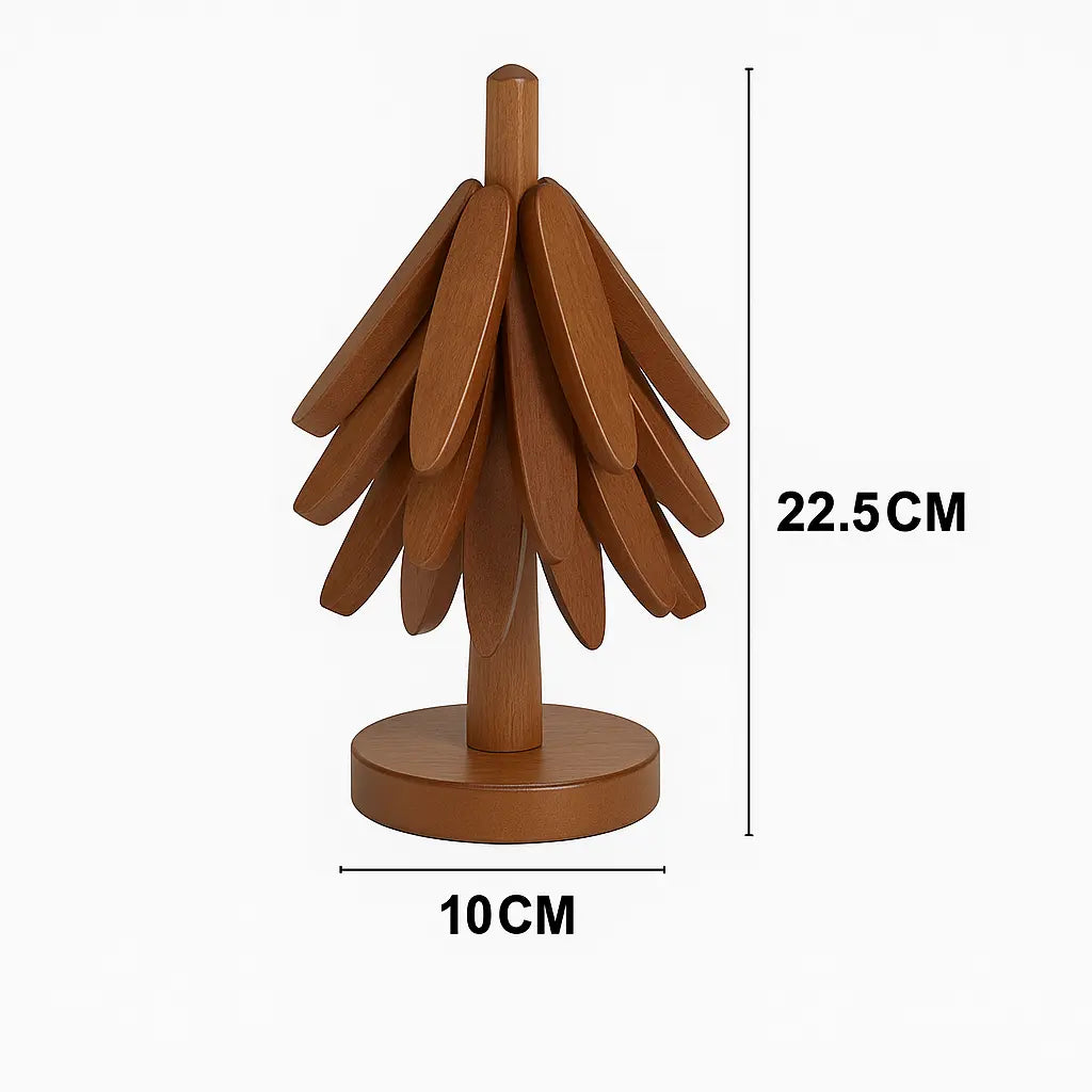 Baum Untersetzer Holz Design für kreative Wohnkultur Mirevo