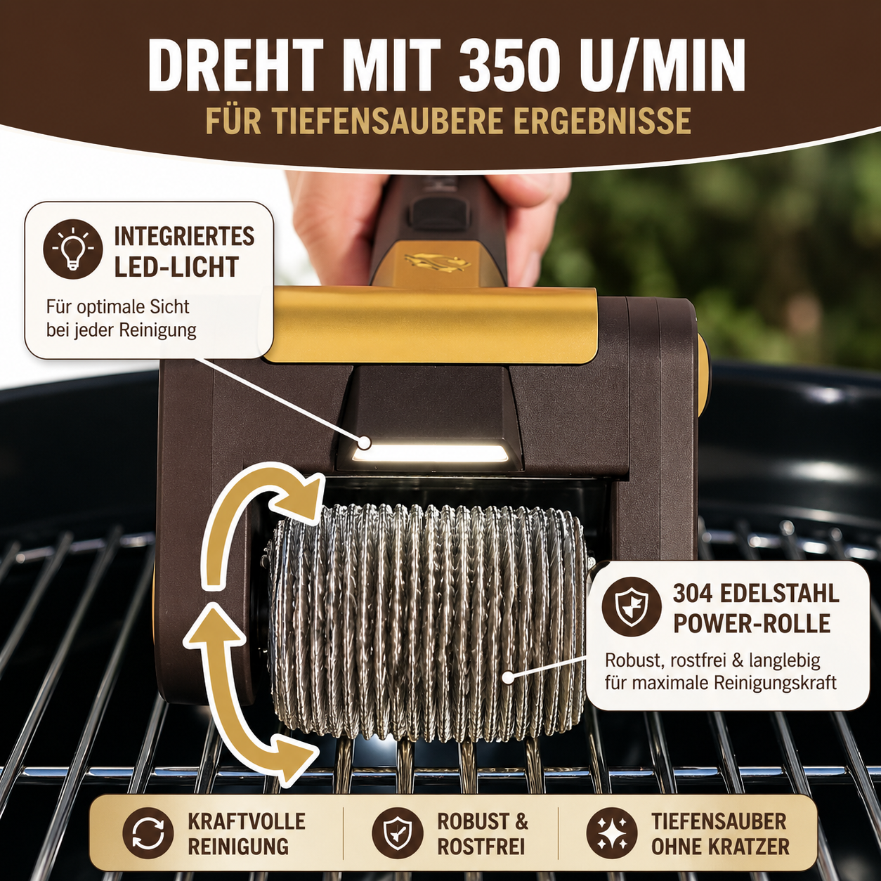 Iron - Grillbürste Mirevo
