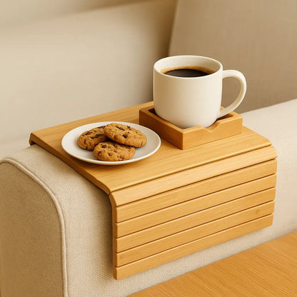 Sofa Organizer Ablagetasche – Couch-Armlehnen Organizer ohne Seitentaschen – Praktische Aufbewahrung für Wohnzimmer Mirevo