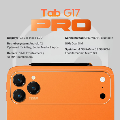 Tab G17 Pro | Das komplette Tablet-Set Mirevo
