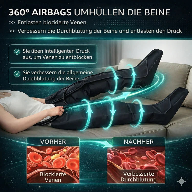 AirFlow™ Pro | Spürbare Entspannung für deine Beine Mirevo