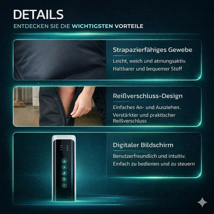 AirFlow™ Pro | Spürbare Entspannung für deine Beine Mirevo