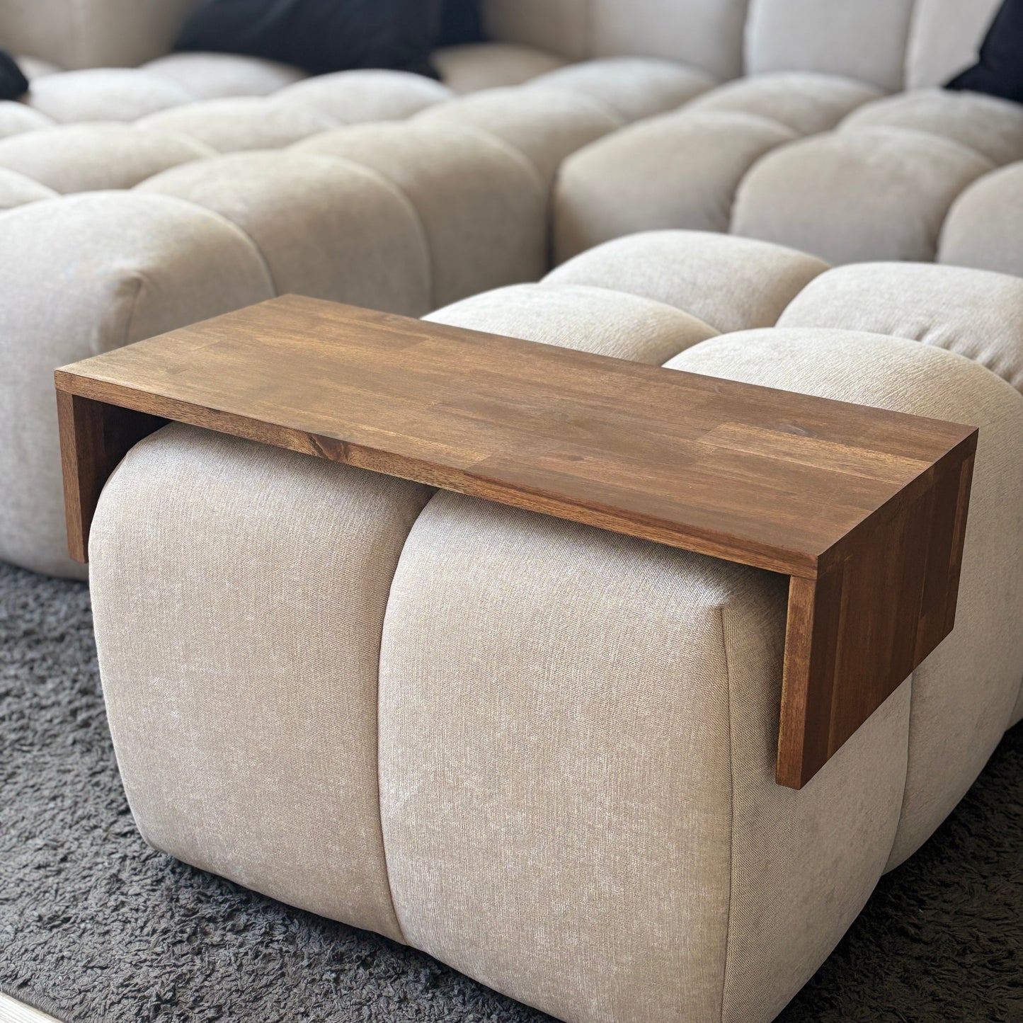 Pouf Ablage - Couchtisch Mirevo