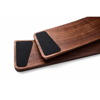 Tastatur-Handballenauflage aus massivem, Walnussholz