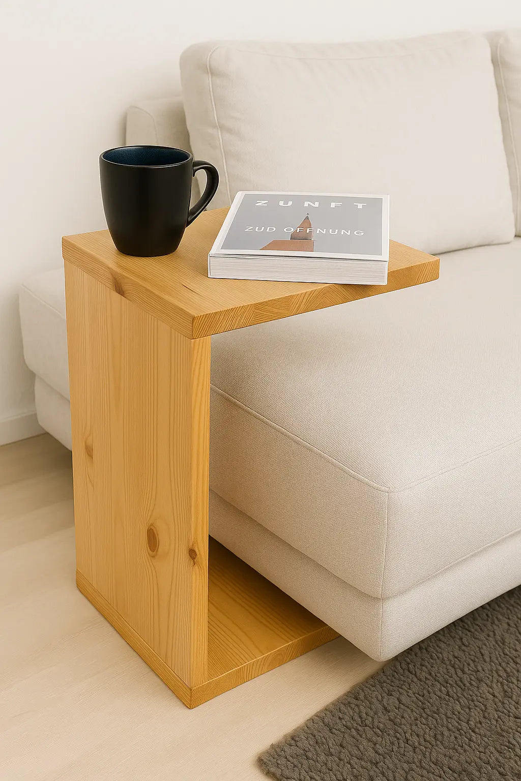 Beistelltisch Naturside C-Form Mein Shop